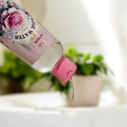 Natural rose water for skin hydration and pH balance – Mytra Naturals skincare product